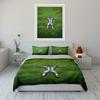 Soccer player on grass. Bedding sets Duvet cover sets Duvet covers Pillowcases(1 * Duvet Cover 2 * Pillowcases without duvet insert)