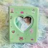Love Heart Hollow Card Album 3 INCH Photocard Holder Cute Storage Album  Card