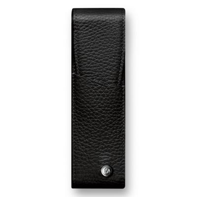Caran d'Ache Пенал Leman Marocquinery 6202-782 Черный, держатель на 2 ручки, Официально импортирован
