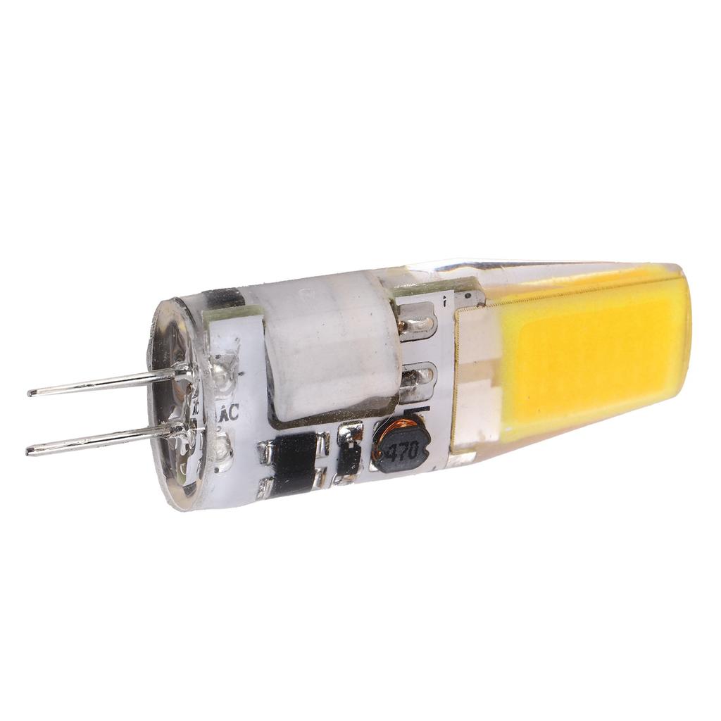 G4 LED COB Bulb 5W 600LM Silicone Chandelier Ceiling Lamp Bulb AC/DC 12V 4.2x1.3cmNatural Light