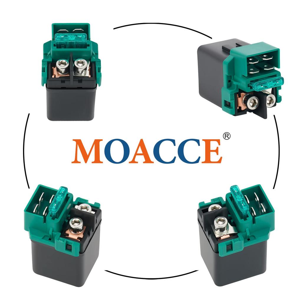 MOACCE Motorcycle Cell Relay Starter Relay Compatible Models for Honda FTR223 GB250 Clubman Hornet