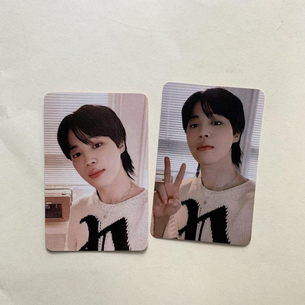 [Б/У] BTS Universal Sanok Public Broadcast Limited Случайная торговая карточка FACE Чимин 2 штуки