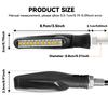 2/4 шт. Мотоциклетные поворотники Универсальные светодиодные поворотники для мотоцикла Дневные ходовые огни Водонепроницаемые 12V Мотоциклетные огни