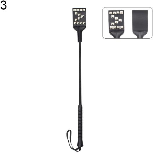 Длинная ручка из искусственной кожи для верховой езды, БДСМ, бондаж, порка, весло, кнуты, секс-игрушка