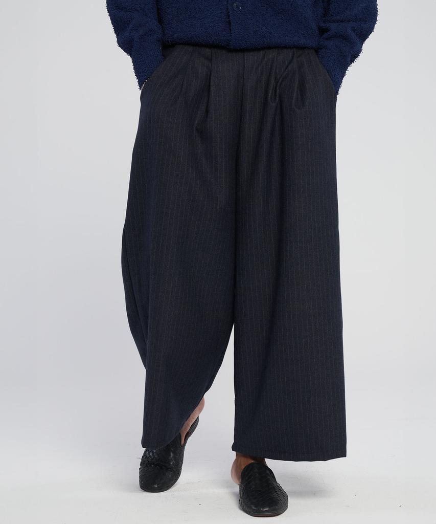 TENER Tr St Wide Skirt Pants_Navy