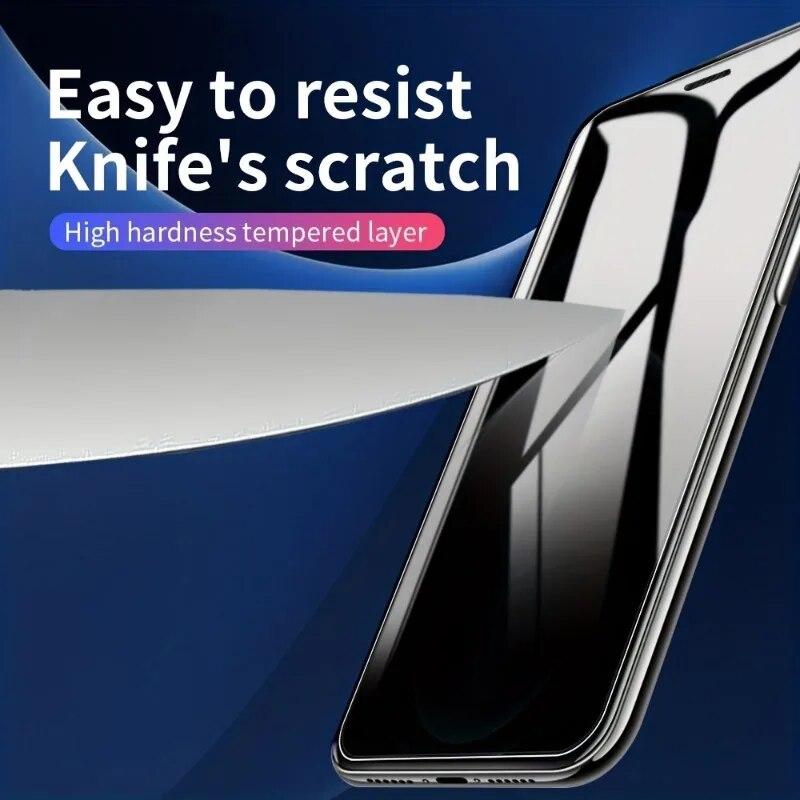 5 шт. закаленное стекло для конфиденциальности для iPhone 11 Pro 12 13 Mini 14 Pro Max Защитная пленка для экрана для IPhone X XS MAX XR 7 8 15 Plus Стекло
