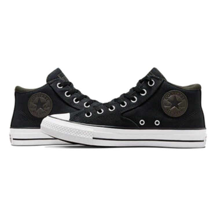 Converse Chuck Taylor All Star Повседневные Универсальные Прочные Дышащие Полувысокие Холщовые Кроссовки Унисекс Черные A06606C