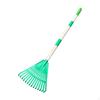 14 Garden Rake Steel Tool with Wood Handle for Kids Yard
