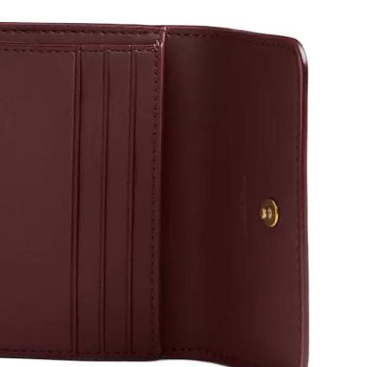 Coach 11 Мила Иконический кошелек с клапаном Женский кошелек Коричневый Карамель CAT56-B4XHG
