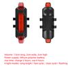 Bicycle Tail Lights USB Charging Night Riding Warning Light Suitable for Most Bikes