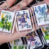 Newcomer Joy: Inspirational Transparent Letter Keychain Collection