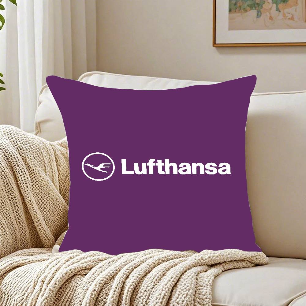 Lufthansa German Airlines Наволочка с принтом, наволочка для гостиной, дивана, чехол для подушки и декор для спальни