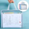 Transparent Transparent File Bag PET Data Storage Bag  School Office Supplies