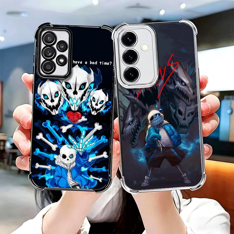 U-Undertale S-Sans Покрытие Чехол для телефона Для Samsung A17 A07 A37 A57 A16 A56 A15 A55 A14 A54 A13 A53 A26 A36 A25 A35 A24 A34 A23 A3