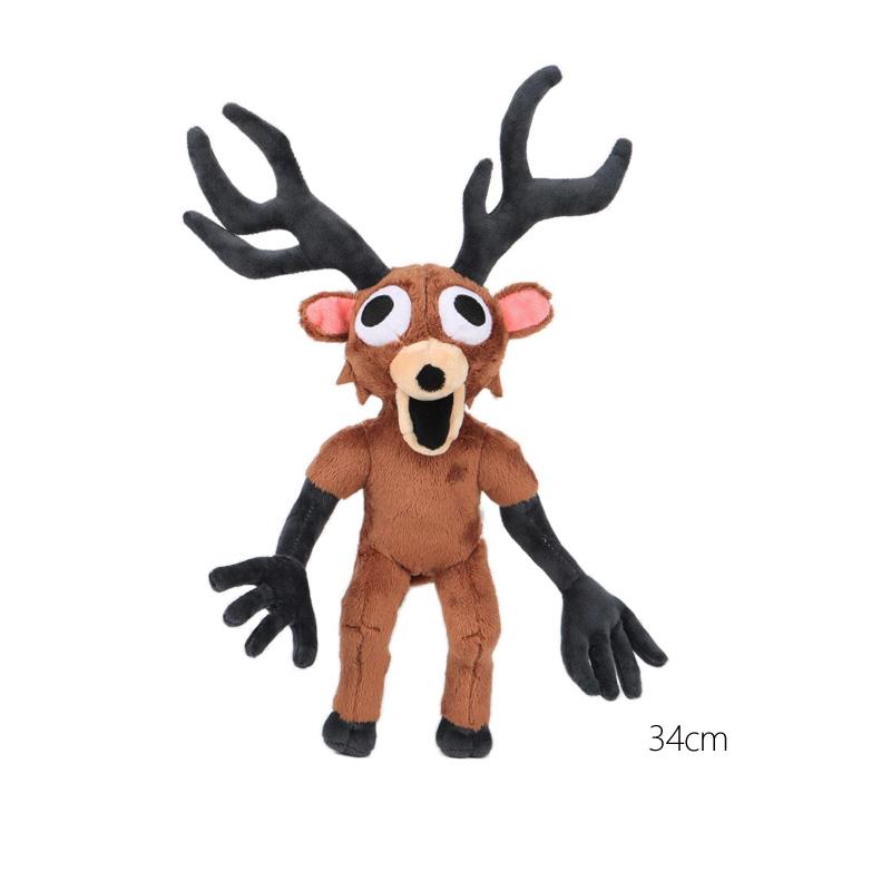 New 99 Nights in The Forest Plush toy Deer Soft Stuffed Animal Toy Cute Anime Game Peripherals Christmas Birthday Gift