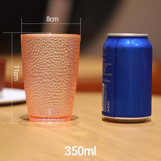 Многоразовый стакан для питья, термостойкий, утолщенный акриловый, в горошек, для бара, ресторана, стакан для воды