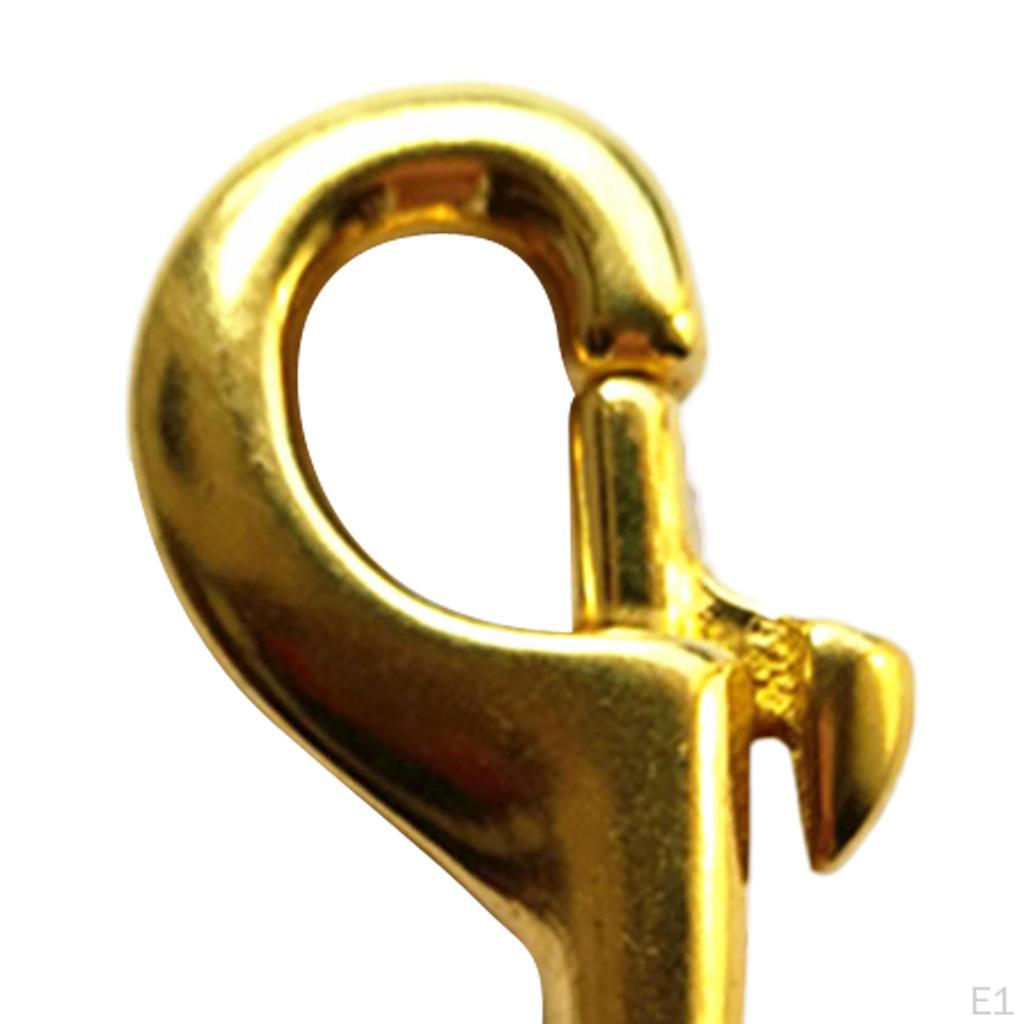 Держатель цепи с поворотным карабином из цельной латуни
