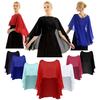 Soft Lightweight Chiffon Capes Shrug Ladies High Low Shawl Wedding Bridal Long Shawl and Wraps