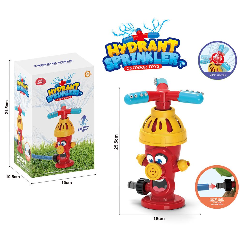 Hydrant Sprinkler Outdoor Water Spray Toy Backyard Garden Water Toys Summer Yard Cartoon Splash Sprinkler Baby Bath Toy for Kids