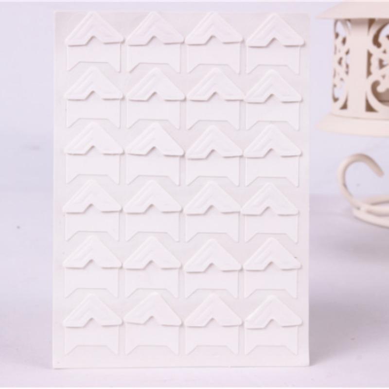 120 шт./5 листов DIY винтажные угловые наклейки из крафт-бумаги для украшения рамки фотоальбома скрапбукинга защита изображения декор