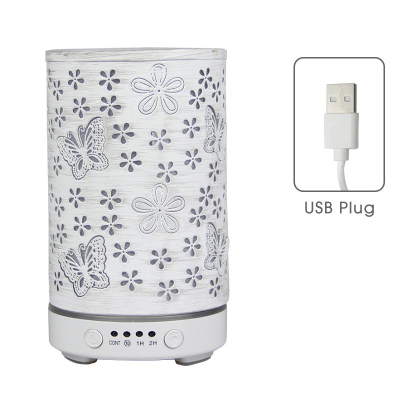 Настольная декоративная лампа и диффузор эфирных масел USB Ультразвуковой увлажнитель воздуха со светодиодной ночной подсветкой Атмосферная лампа для спальни