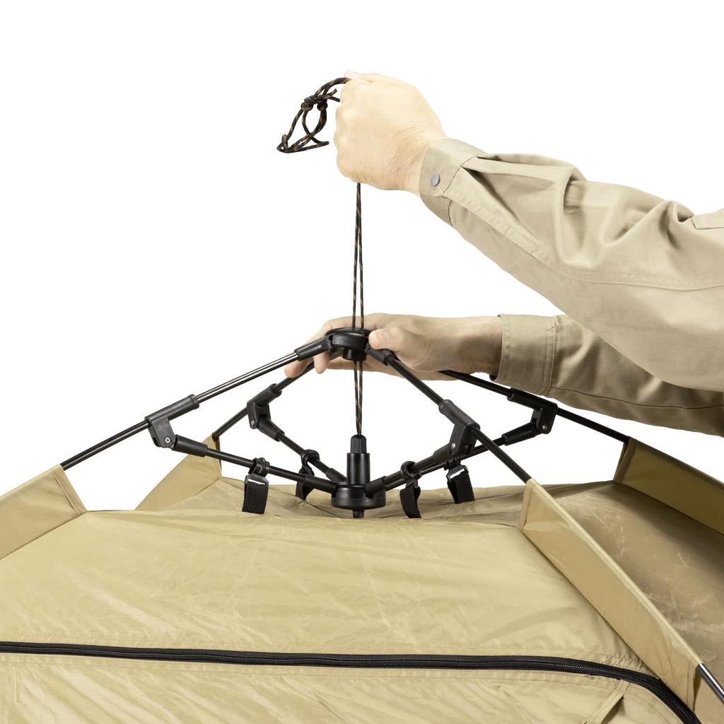 BUNDOK MOLUSKO MOLSKO Pull-Up Shelter, Beige, MS-15BE Sunshade