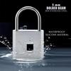 PRAYKUBE P2 Smart Fingerprint Padlock Waterproof Zinc Alloy Biometric Padlocks With Buit-in Rechargeable Battery USB Charge