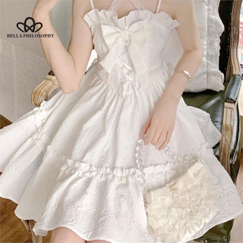 Прекрасное элегантное платье Лолиты на бретелях Платье Лолиты Платье JSK на бретелях Мягкое платье для девочек Женское модное повседневное платье Лолиты