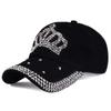 Chic Women's Rhinestone Crown Baseball Cap - Adjustable, Sun-Protective & Stylish Dad Hat for Outdoor Leisure, Crown, Baseball Cap, Sun Protection