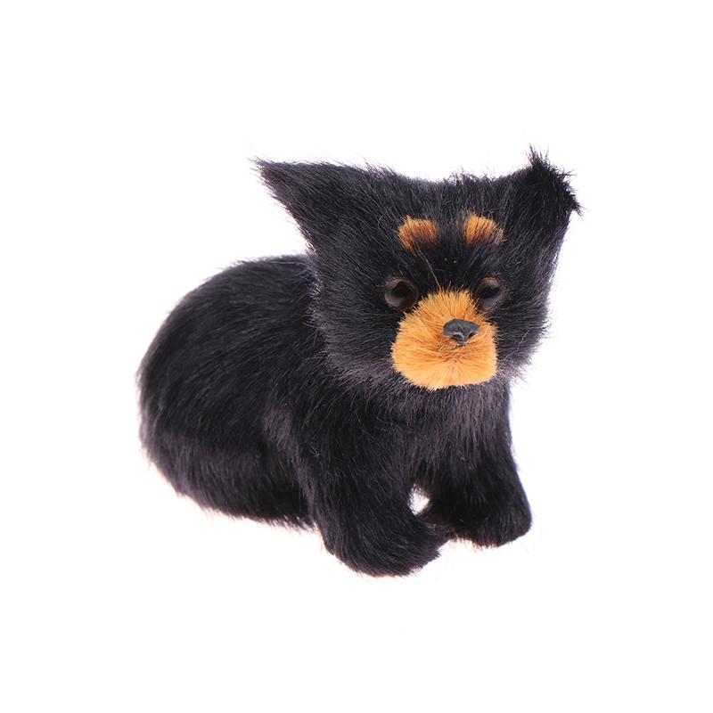 Милая имитация бурого медведя, фигурки животных, модель, миниатюрные украшения животных, рождественский подарок, декор для рождественской елки