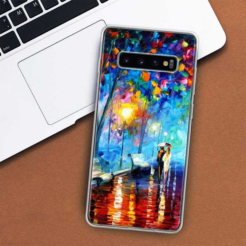 Чехол для телефона с масляной живописью Ван Гога для Samsung Galaxy M21 M12 M31S M32 M51 M52 Note 20 Ulte 10 Plus 9 8 J4 J6 + J8 M11 F52 F62