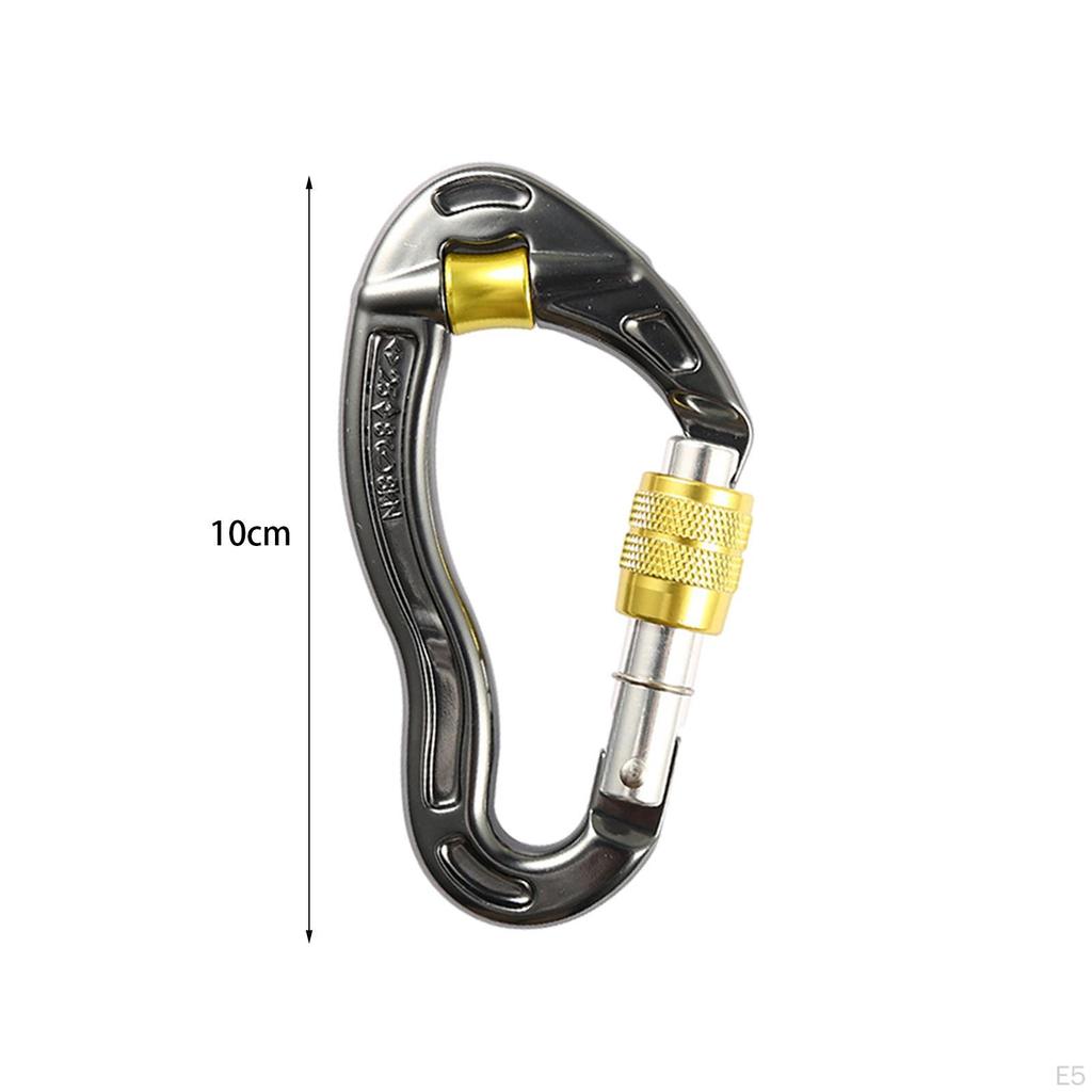 25KN Блокируемый альпинистский карабин, скальный карабин, тяжелое снаряжение, большой