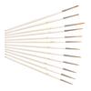 Detail Paint Brush Set Miniature Nylon Hair Paintbrushes for Fine Detailing Acrylic/ Watercolor/ Gouache/ Pigment/ Oil Art Painting 12Pcs/ Set