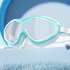 Очки для плавания на открытом воздухе, противотуманные, с широким обзором, очки для подводного плавания с затычками для ушей для взрослых и молодежи