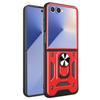 AMORUS For Samsung Galaxy Z Flip7 5G Case Kickstand PC+TPU Phone Cover