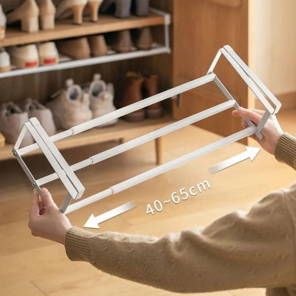 Space-saving Retractable Shoe Cabinet Under Hanging Hanging Basket Shoe Tray Wall Wardrobe