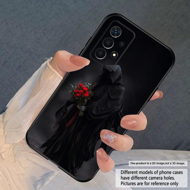 Фиолетовый Серебряный Череп Для Samsung A03 Core A04 05 06 12 14 15 16 22 23 Galaxy 25 26 4G 34 35 52 53 56 71 73 90 5G мягкий чехол для телефона