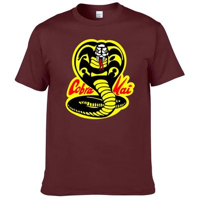 2024 Новая Крутая Футболка Cobra Kai Мужская Женская Летняя С Коротким Рукавом С Принтом Модная Уличная Одежда Топы Повседневная Футболка #311#Цвет(3)