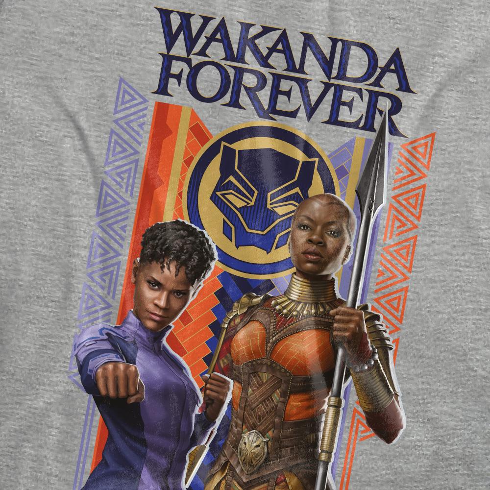 Black Panther: Wakanda Forever Womens/Ladies Shuri Okoye Heather T-Shirt