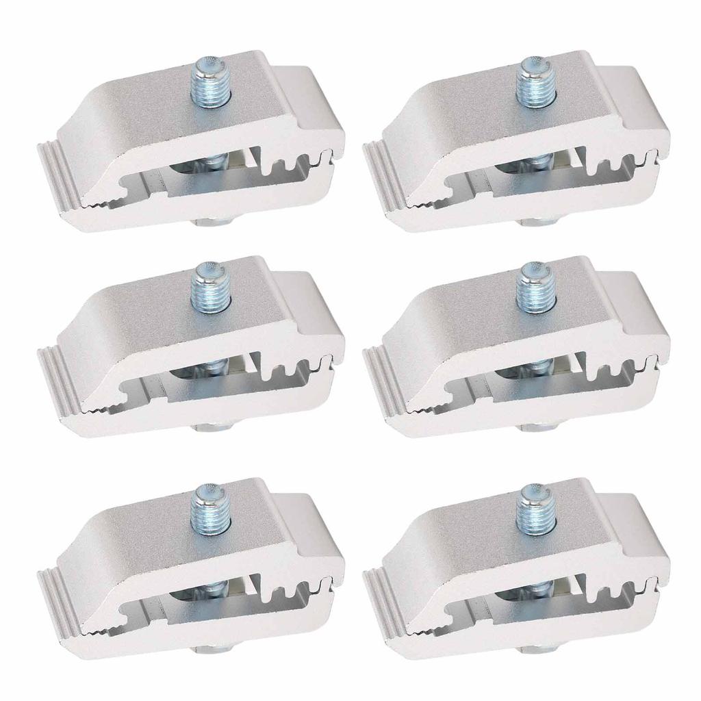 6pcs Truck Bed Cover Clamps 1112514 Aluminum Low Pro Truck Mounting Clamps for Most Truck Beds