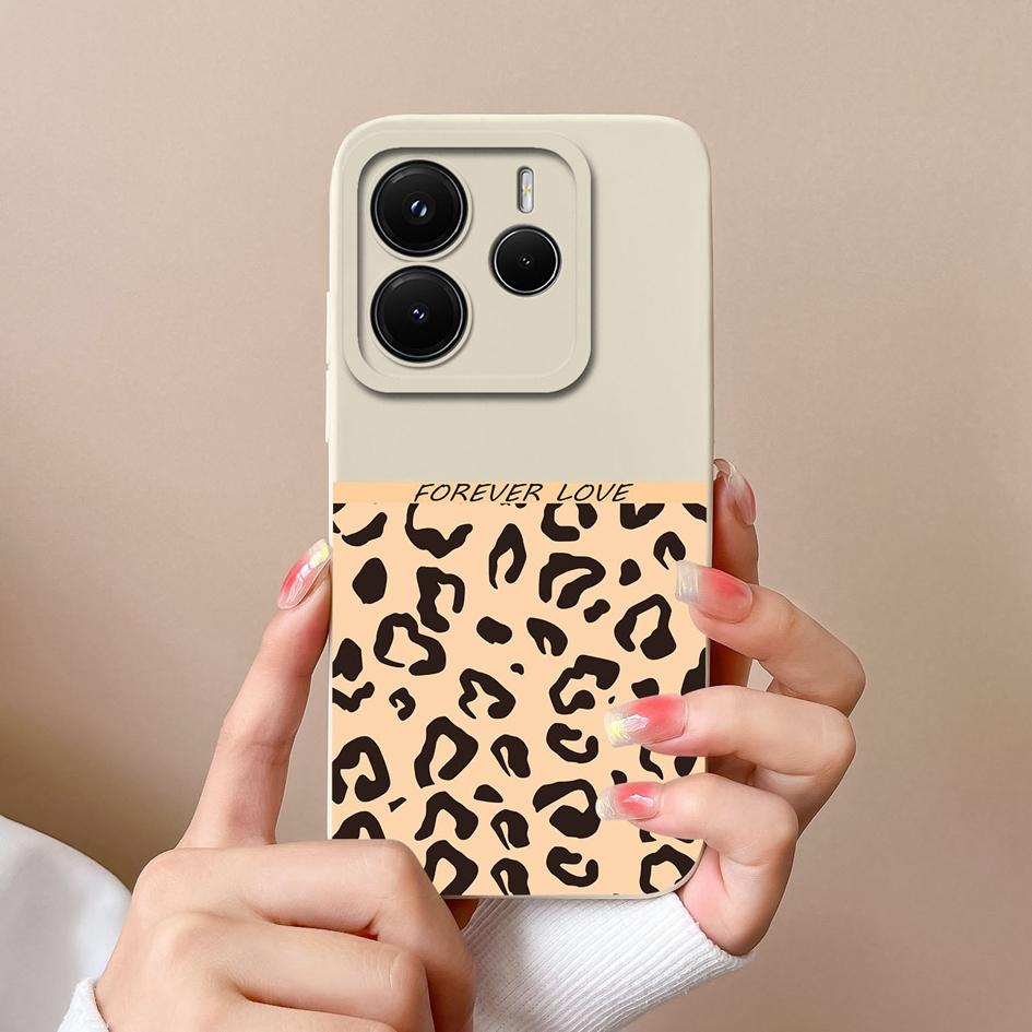 Чехол для Redmi Note 12Turbo 11 12 14 12S 12R 11S 11E 14S 11T Pro Plus 4G 5G Модный леопардовый принт Мягкий силиконовый протектор экрана Чехлы для Redmi Capa