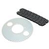 Зубчатая звездочка задней ведущей звездочки T8F, 54 зуба, с набором цепей из 116 звеньев для 47cc 49cc 2-тактных двигателей