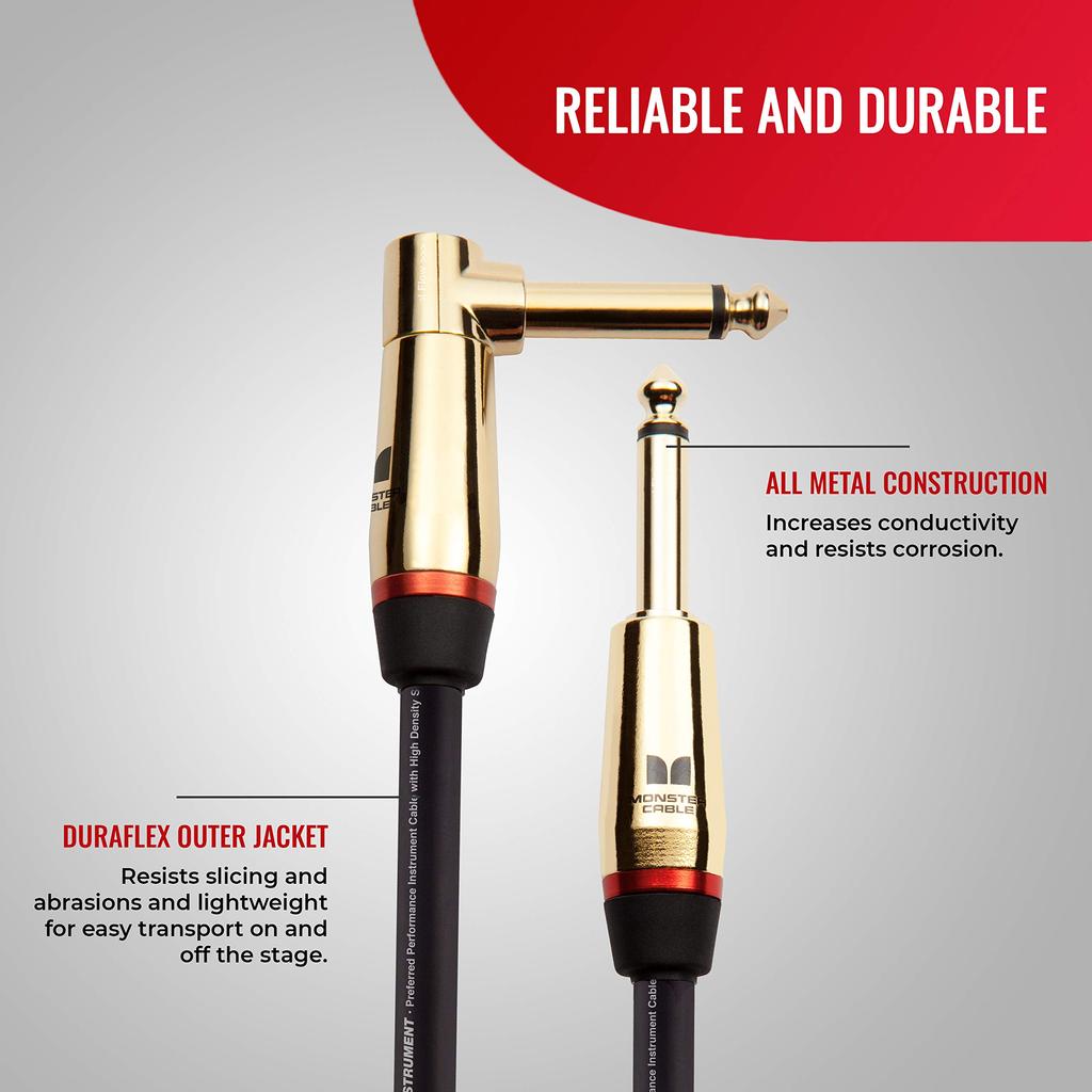 Monster Cable MONSTER CABLE инструментальный кабель гитарный кабель длина 12 футов прямой XL разъем M 600541 ROCK2-12A []
