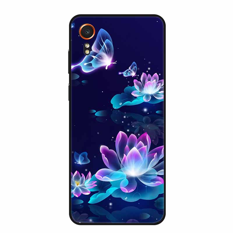 Чехол для телефона Samsung Galaxy Xcover 7 Задняя крышка Ударопрочный Черный Силикон Мягкий Funda Для Samsung Xcover7 Чехол 6.6" Coque