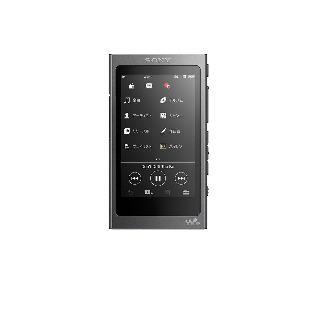 Sony Walkman A Series 16GB Resolution Compatible Charcoal Black B NW-A35 Bluetooth/microSD/High NW-A35