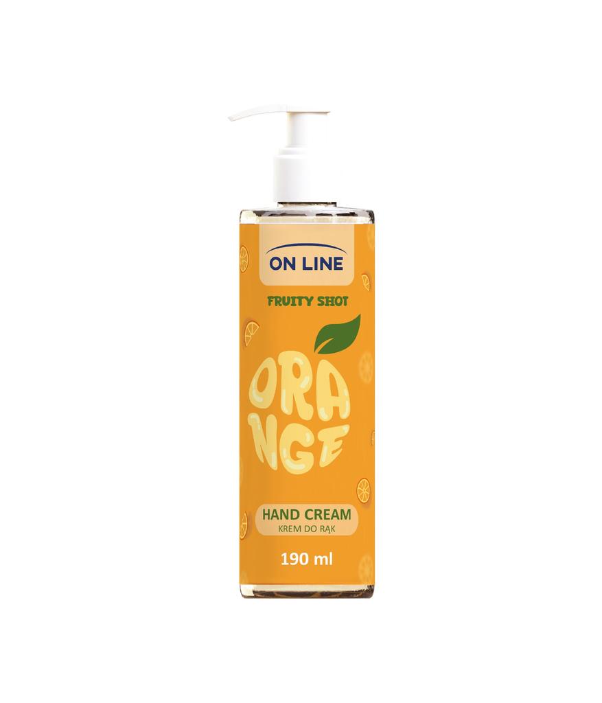 ON LINE Fruity Shot Orange Hand Cream 190