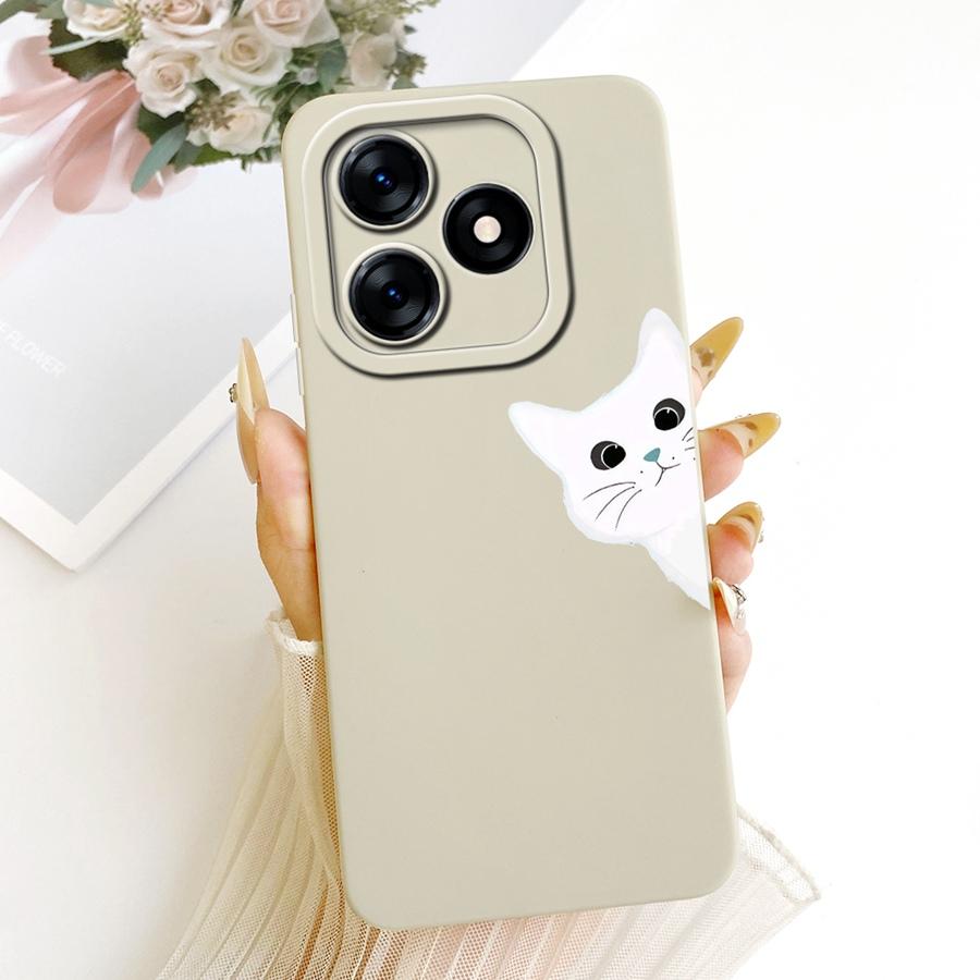Чехол для Tecno Spark 10 Pro Милый Мультяшный Рисунок Кошки Ударопрочный Мягкий Силикон Coque Для Tecno Spark10 10C 10Pro Чехлы для Телефона Funda