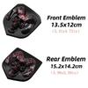 GXP1  Car Front Badge Tailgate Emblem for Dodge Ram 1500 2500 3500 HeavyDuty BigHorn 2010-2018 Skull ABS Car Sticker Pickup Decoration