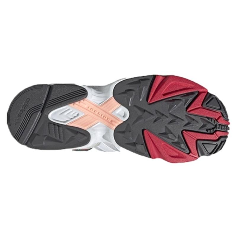 adidas Кроссовки Yung 96 серые с розовыми вставками DB2608