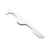 Two Pieces of New Stock Grafting False Eyelashes Tweezers Stainless Steel Eyelash Clamps Hot Glue Eyelash Clamps Eyebrow Auxiliary Tools